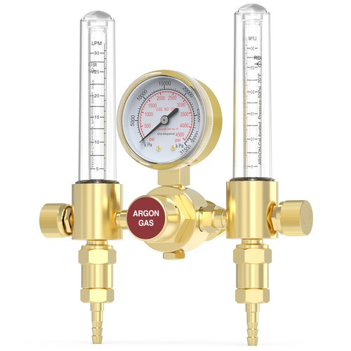 Dual output argon regulator - dual,