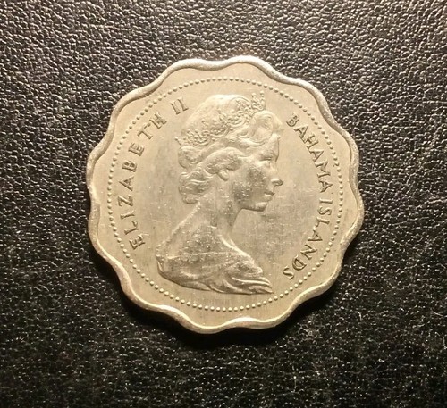 1966 bahamas cent coin - 1966, 10