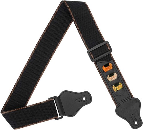 Cotton guitar strap pick - strap, 3