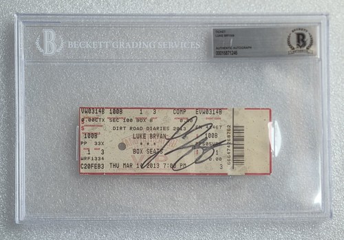 Luke bryan signed - luke, beckett