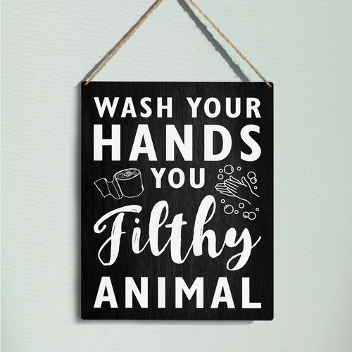 Funny black and white bathroom - funny,