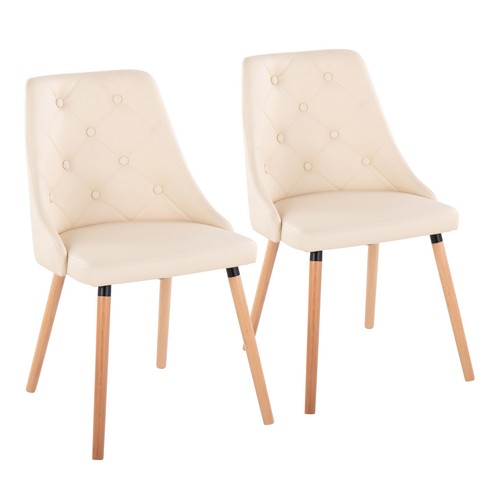 Set cream faux leather - cream,