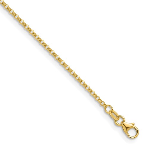 18k yellow gold polished 9mm - gold,