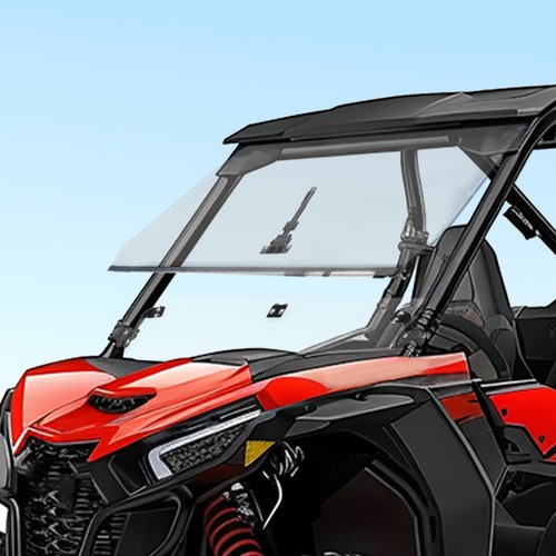 Coated windshield flip - 2-in-1,