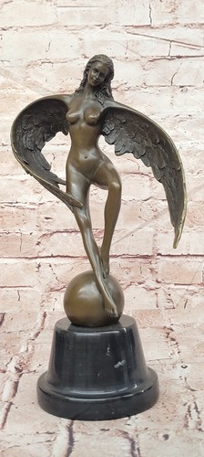 Bronze icarus figurine winged - bronze,