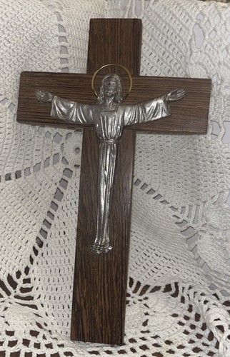 Vint jesus wooden cross - vint.,