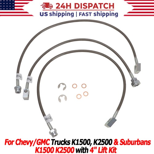 Stainless brake hose - line, kit