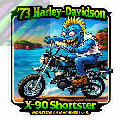 1973 harley shortster - harley, x-90