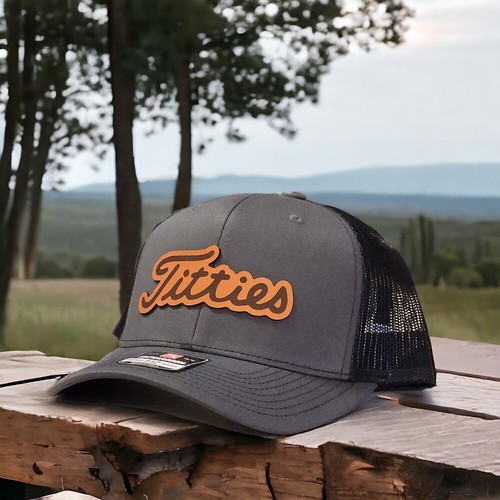 Titties golf hat trucker - golf,