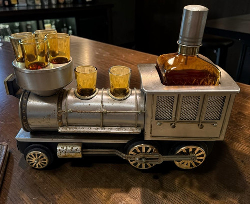 Vintage whiskey decanter 1880