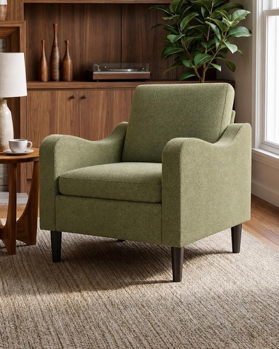 Accent arm chair olive - accent, –