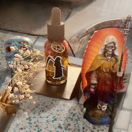 Santa muerte ritual oil holy - santa,