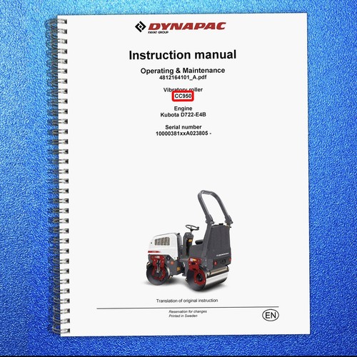 Dynapac cc950 vibratory - dynapac,