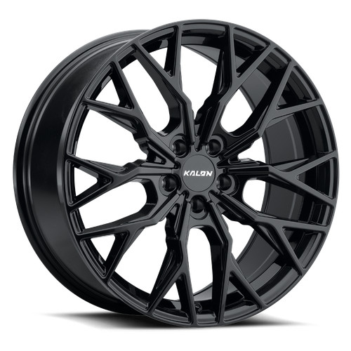 One inch black alloy wheel - 18,
