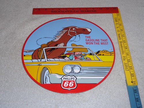 Vintage phillips man - 66, &