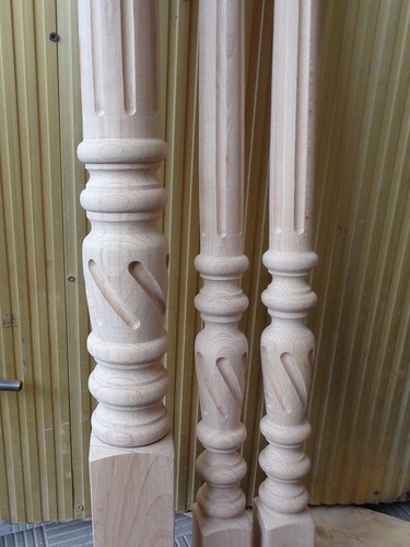 Solid spiral stair balusters - spiral,