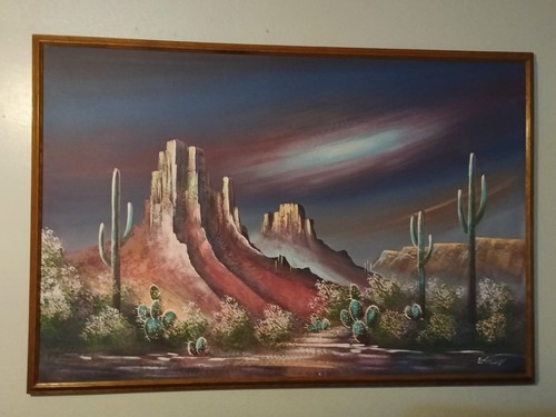 Esther raised oil - raised, desert