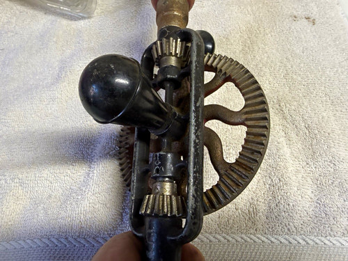 Vintage original hand crank - original,