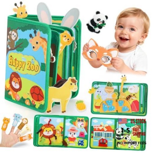 Busy book for toddlers - book,