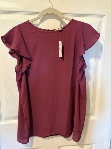 Loft plum dress - loft, med