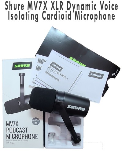 New shure mv7 xlr - new,