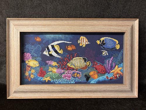 Completed cross stitch - completed,
