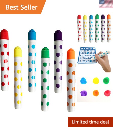 Bright pack bingo daubers - bright, 6-pack