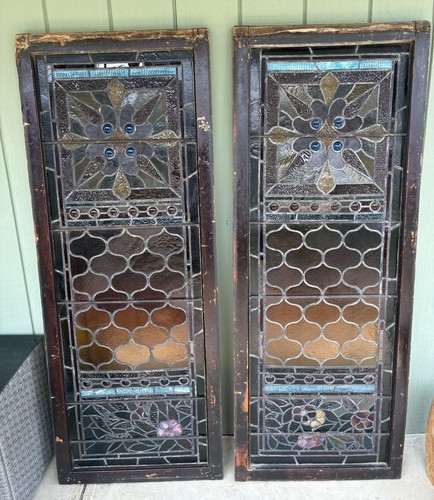 Pair antique tiffany - antique,