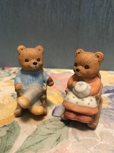 Homco momma papa bear - &,