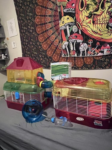 Happy tails hamster - , cage