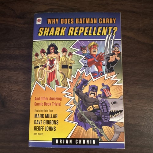 Why does batman carry shark - batman,