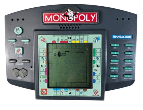 1997 hasbro handheld monoply - hasbro,