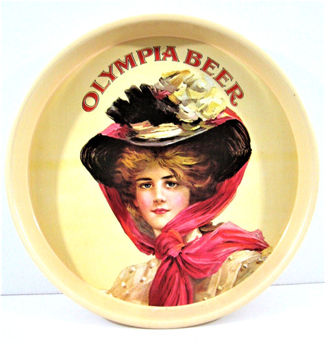 Vintage olympia beer - vintage, girl