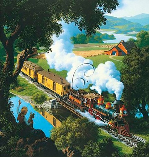 Iron horse art print - iron, by