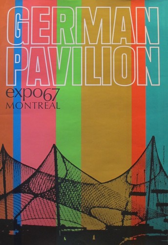1967 vintage montreal poster - 1967,