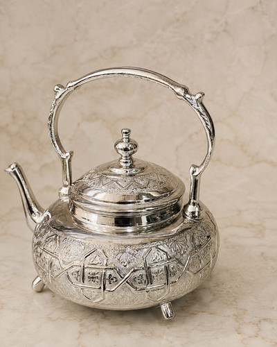 Moroccan handmade teapot - moroccan,
