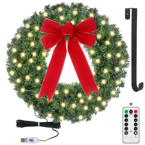 Christmas decor prelit - 24",