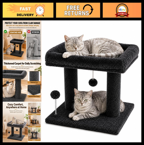 Cozy small cat tree with - cozy,