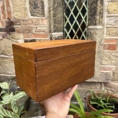 Vintage wooden storage box - vintage,