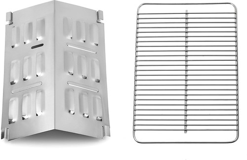 Stainless steel cooking grate - steel,