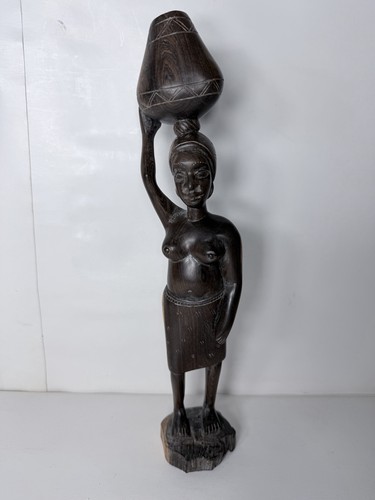 Vintage hand carved african - vintage,