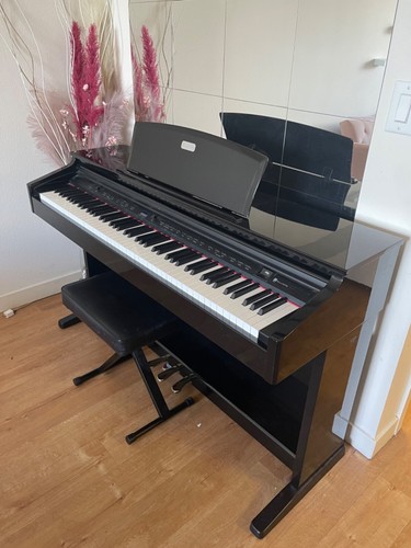 Black glaze piano upright - glaze,