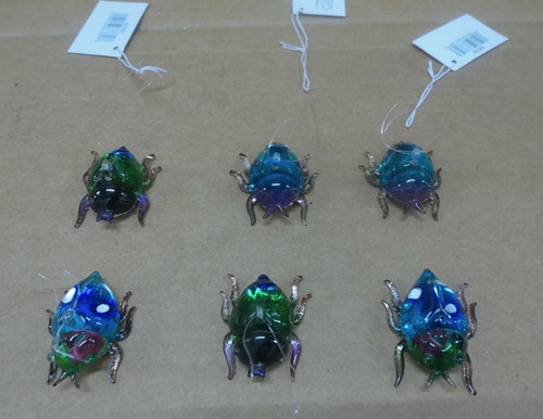 Lot multicolor blown - 6,