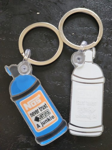 Nitrous bottle key - bottle, chain