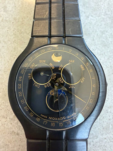 Movado moon phase triple - moon,