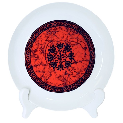 Block flamenco salad plate - flamenco,