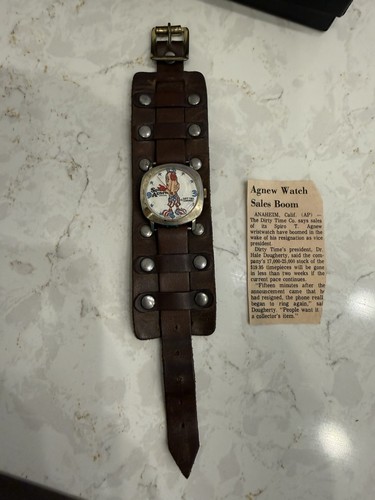 Vintage spiro agnew - watch, wide