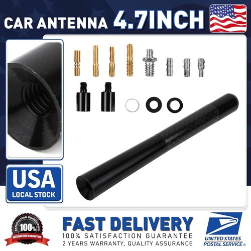 Black car antenna mast - cm,