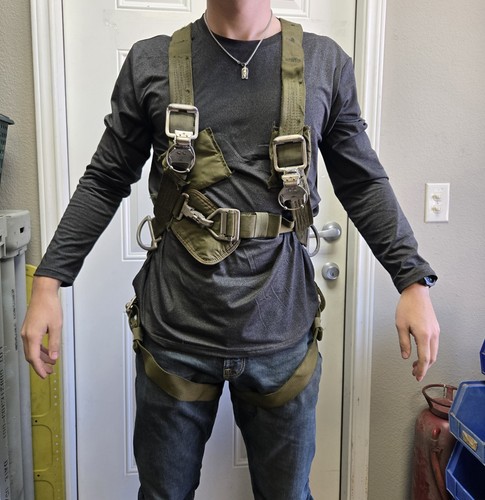 Salvage military parachute - salvage,