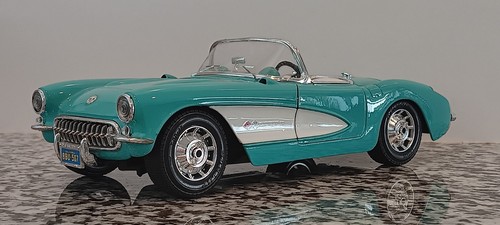1957 chevy corvette turquoise - 1957,